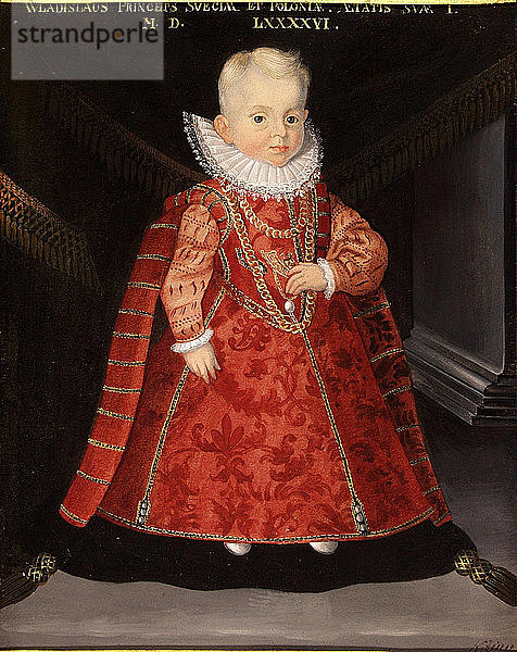 Porträt von Wladyslaw Wasa (1595-1648)  Sohn von König Sigismund III. von Polen  1596. Künstler: Kober  Martin (1550-1609)