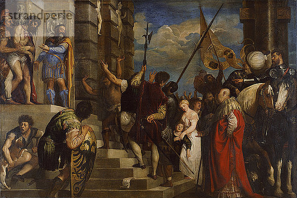 Ecce Homo  1543. Künstler: Tizian (1488-1576)