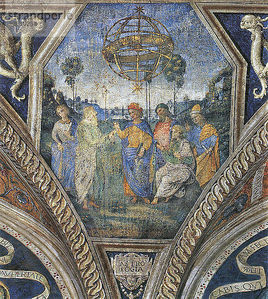 Allegorie der Astrologie  1490er Jahre. Künstler: Pinturicchio  Bernardino (1454-1513)