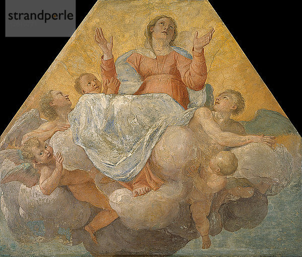 Die Himmelfahrt der Jungfrau Maria  1604-1607. Künstler: Carracci  Annibale (1560-1609)