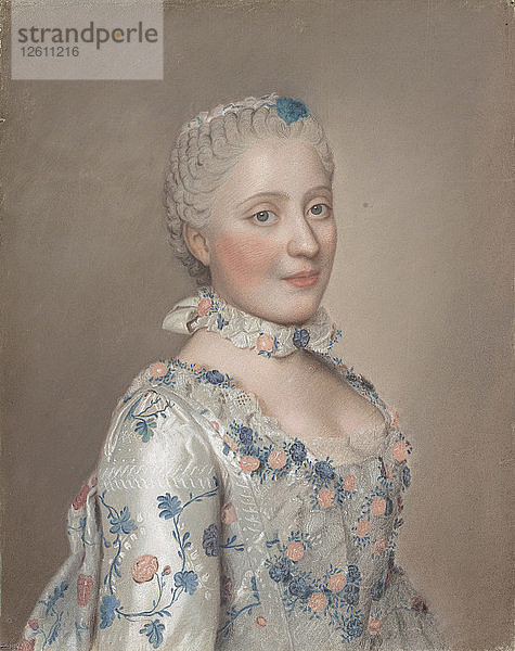 Porträt der Prinzessin Maria Josepha von Sachsen (1731?1767)  1749. Künstler: Liotard  Jean-Étienne (1702-1789)
