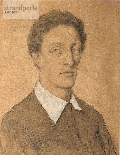 Porträt des Dichters Alexander Blok (1880-1921)  1906. Künstler: Gippius  Tatjana Nikolajewna (1877-?)