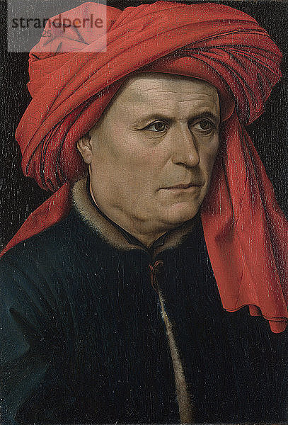 Porträt eines Mannes  um 1435. Künstler: Campin  Robert (ca. 1375-1444)