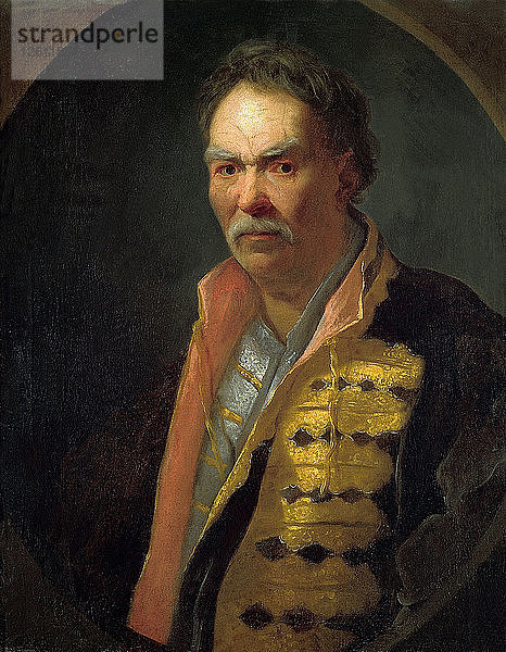 Porträt eines Hetmans (Ivan Mazepa?)  1720er Jahre. Künstler: Nikitin  Iwan Nikititsch (1680-nach 1742)