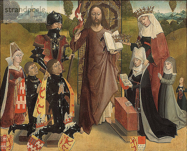 Gedenktafel des Herrn Raas von Haamstede  zwischen 1452 und 1465. Künstler: Anonym