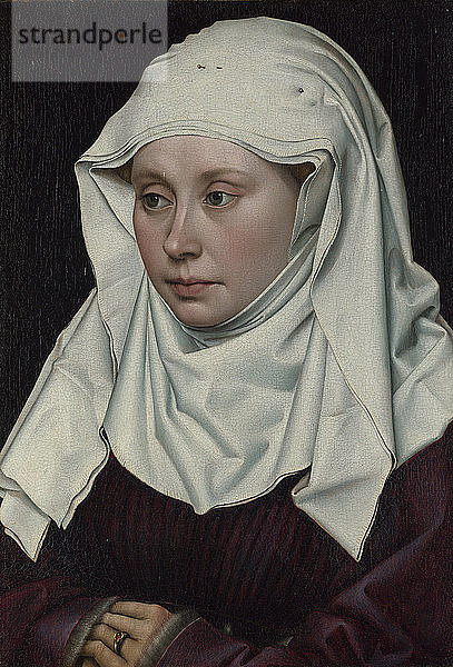 Porträt einer Frau  um 1435. Künstler: Campin  Robert (ca. 1375-1444)