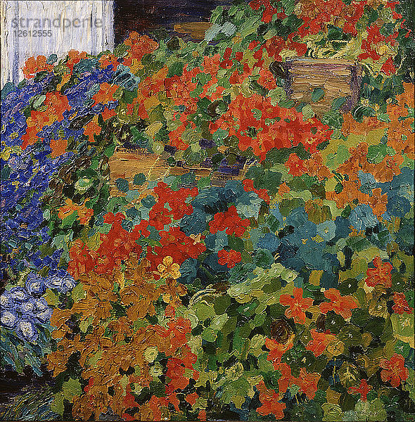 August-Teppich  1909. Künstler: Jakowlew  Michail Nikolajewitsch (1880-1942)