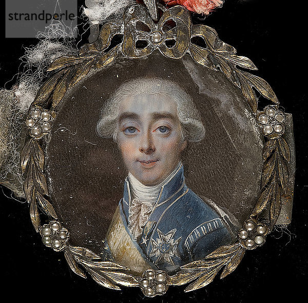 Porträt des Grafen Hans Axel von Fersen (1755-1810)  1784. Künstler: Lafrensen  Niclas (1737-1807)