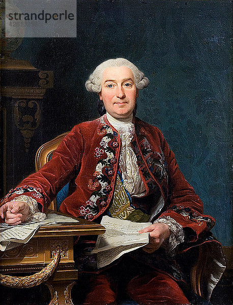 Ulrik Scheffer (1716-1799)  1763. Künstler: Roslin  Alexander (1718-1793)