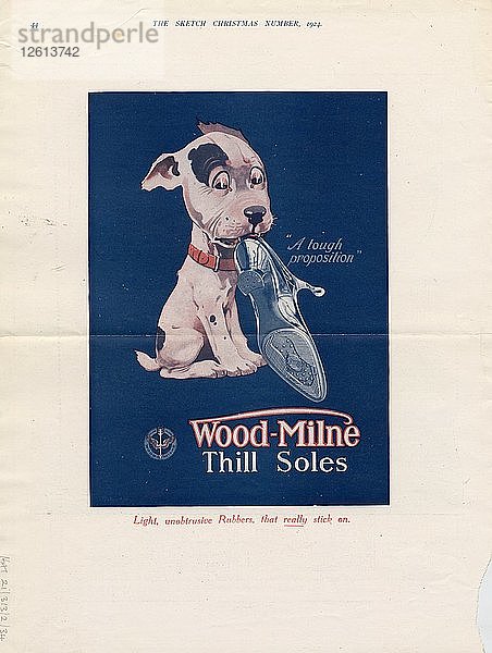 Wood-Milne Thill Gummisohlen  1924. Künstler: Unbekannt