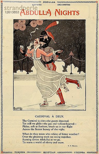 Abdulla Zigaretten  1926. Künstler: Unbekannt