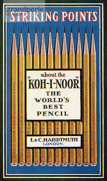 Koh-I-Noor Bleistifte  1900er Jahre. Künstler: Unbekannt
