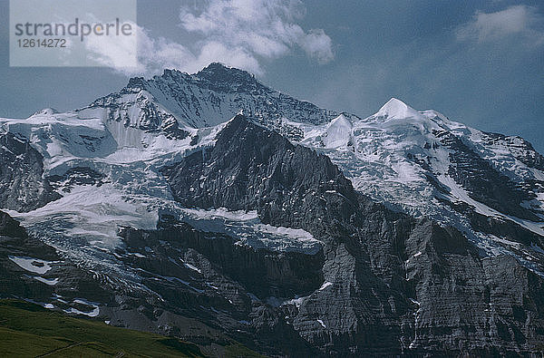 Jungfrau in den Schweizer Alpen. Künstler: Unbekannt