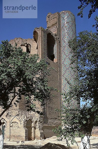 Bibi-Khanum-Moschee  14. Jahrhundert. Künstler: Unbekannt