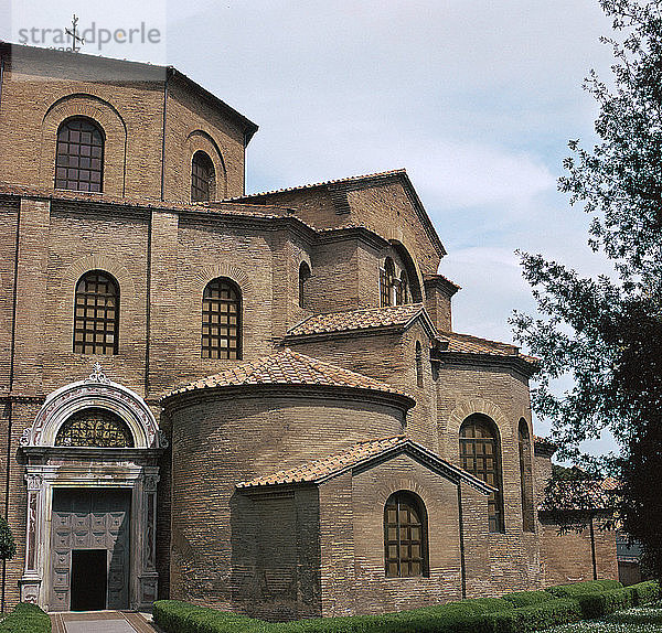 Die Kirche von San Vitale in Ravenna  6. Jahrhundert. Künstler: Unbekannt