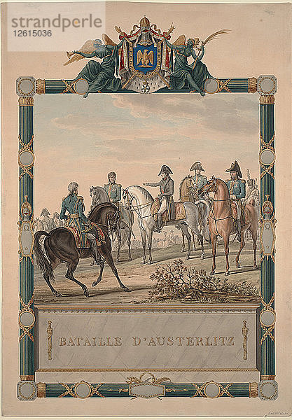 Die Schlacht bei Austerlitz am 2. Dezember 1805  1805. Künstler: Vernet  Carle (1758-1836)