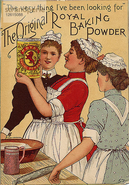 Royal Baking Powder  19. Jahrhundert. Künstler: Unbekannt