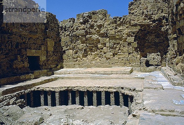 Römische Thermen mit Hypokaustum  ca. 4. Jahrhundert v. Chr. Künstler: Unbekannt