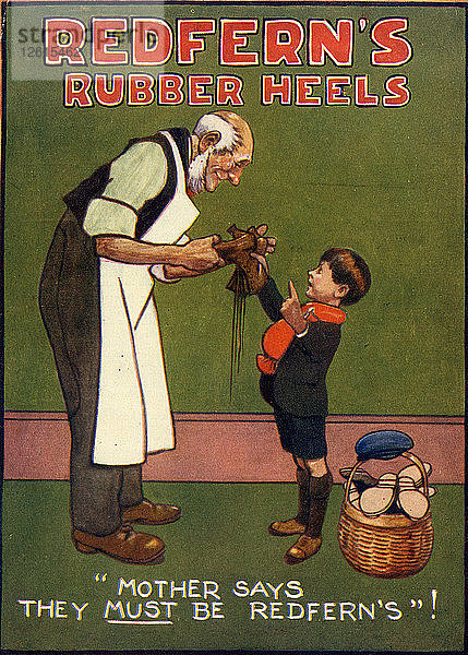 Redferns Gummiabsätze  1910er Jahre. Künstler: Unbekannt
