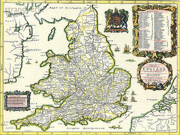 Britannia Atlas  1675. Künstler: Ogilby  John (1600-1676)