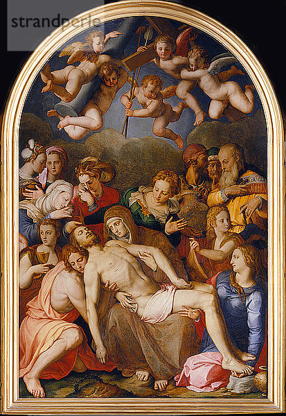 Der Abstieg vom Kreuz  1553. Künstler: Bronzino  Agnolo (1503-1572)