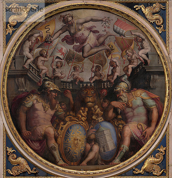 Allegorien der Stadtviertel San Giovanni und Santa Maria Novella  1563-1565. Künstler: Vasari  Giorgio (1511-1574)