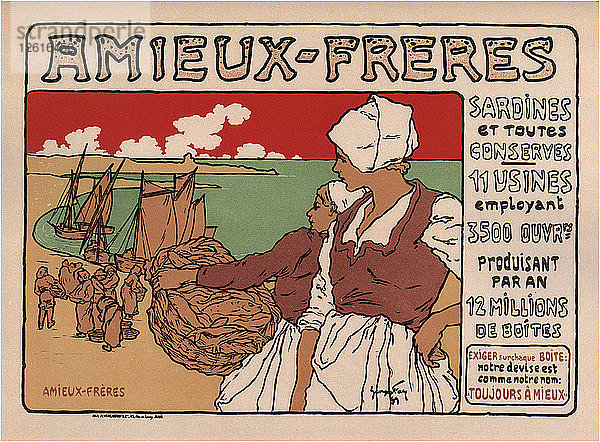 Amieux Freres (Plakat)  1899. Künstler: Fay  Georges (1871-1916)