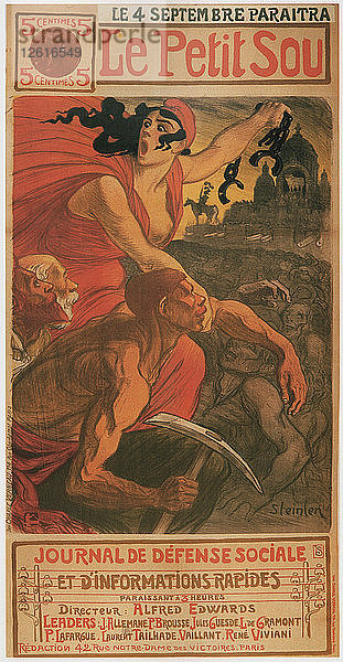 Le petite sou  1900. Künstler: Steinlen  Théophile Alexandre (1859-1923)