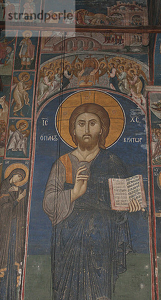 Christus Pantokrator  um 1350. Künstler: Anonym