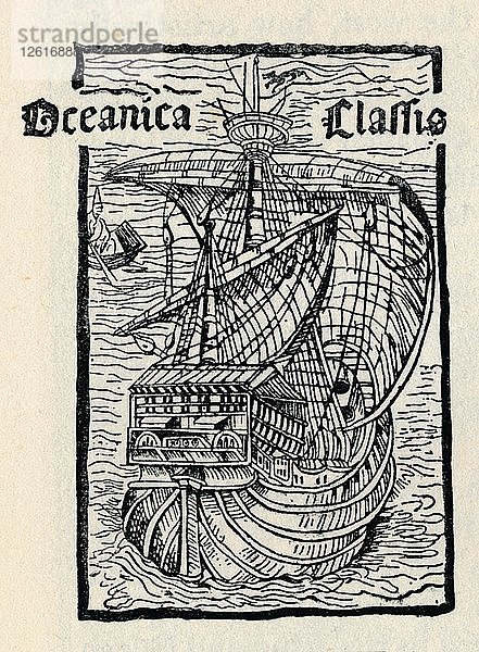 Columbus-Schiff  die Santa Maria (1493)  1912. Künstler: Unbekannt