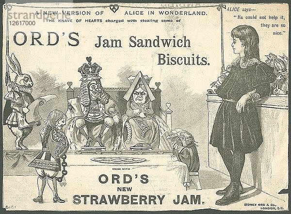 Sidney Ord Jam Sandwich Biscuit  1890er Jahre. Künstler: Unbekannt