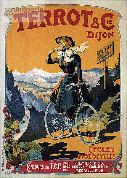 Fahrräder Terrot & Cie  1905. Künstler: Tamagno  Francisco (1851-1923)