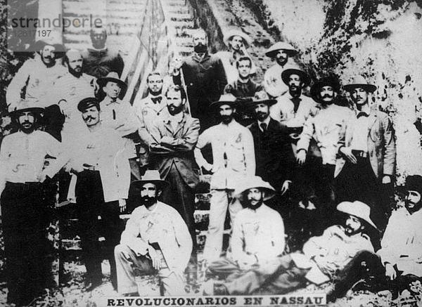 Kubanische Revolutionäre in Nassau  (1895)  1920er Jahre. Künstler: Unbekannt