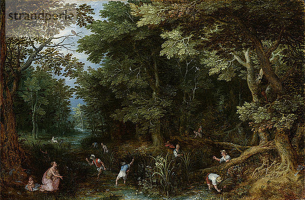 Leto und die Bauern von Lykia  1595-1610. Künstler: Brueghel  Jan  der Ältere (1568-1625)