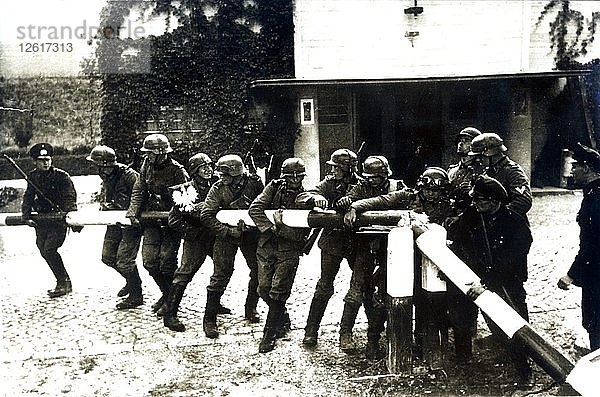 Der Einmarsch in Polen  September 1939. Künstler: Unbekannt