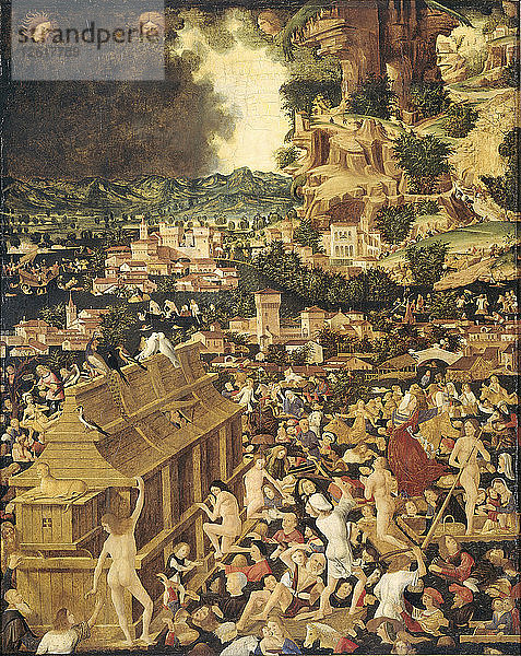 Die Sintflut  1450-1499. Künstler: Anonym