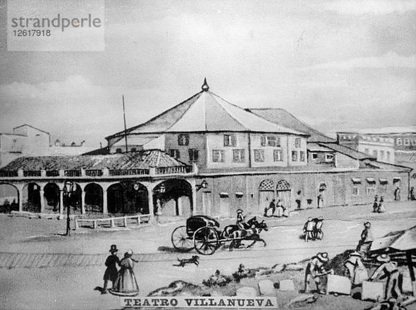 Theater Villanueva  (1869)  1920er Jahre. Künstler: Unbekannt