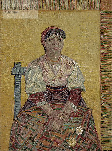 Die italienische Frau  1887. Künstler: Gogh  Vincent  van (1853-1890)