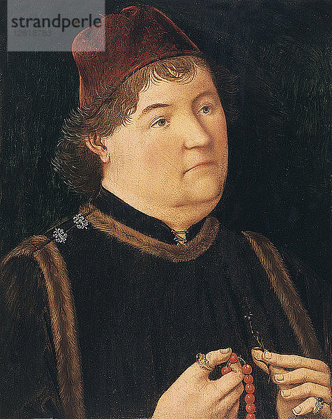 Porträt eines Mannes. Künstler: Schwäbischer Meister (tätig um 1500)