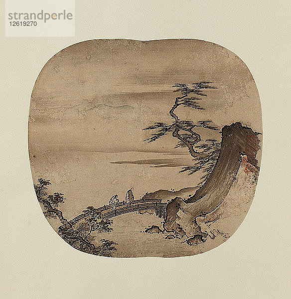 Landschaft  zweite Hälfte des 15. Jh. Künstler: Kenko Shokei (tätig 1478-1506)