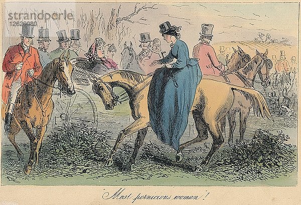 Das verderblichste Weib!  1865. Künstler: Hablot Knight Browne  John Leech.