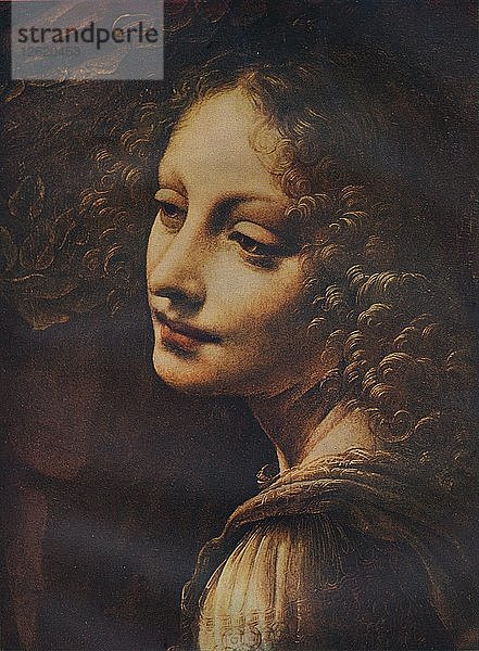 Die Jungfrau von den Felsen (Detail)  um 1491. Künstler: Leonardo da Vinci.