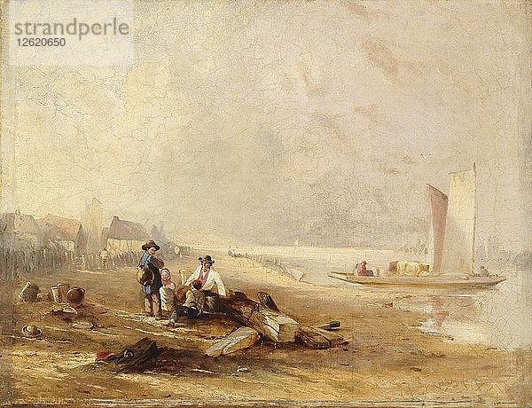 Ein Flussufer  1813-1867. Künstler: Clarkson Stanfield.