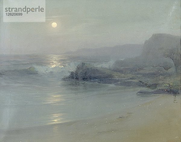 Mondlicht auf dem Meer  1899. Künstler: Lionel Walden
