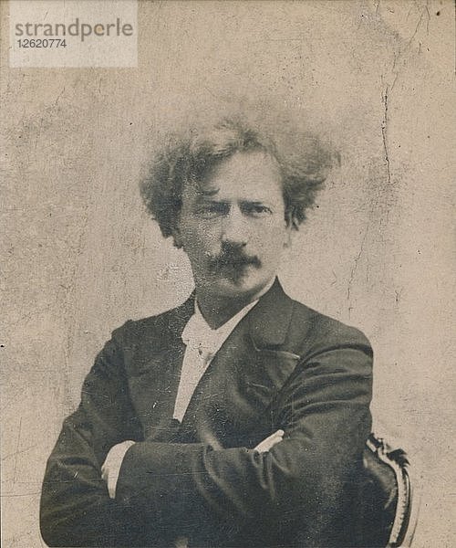 Ignacy Jan Paderewski  (1860-1941)  polnischer Pianist und Komponist  1894-1907. Künstler: Unbekannt.