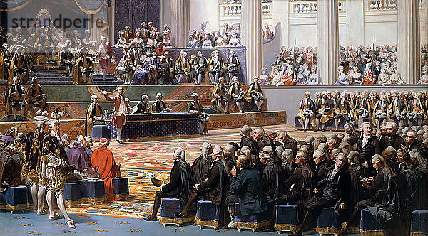 Eröffnung der Generalstände in Versailles  5. Mai 1789. Künstler: Couder  Auguste (1790-1873)