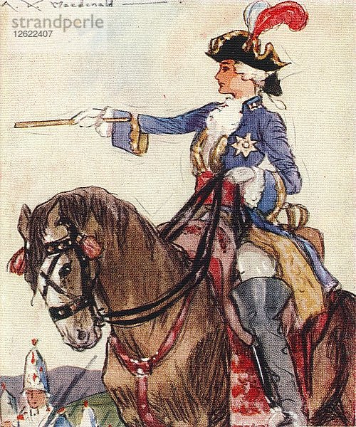 Katharina die Große (1729-1796)  Kaiserin von Russland  1937. Künstler: Alexander K. MacDonald