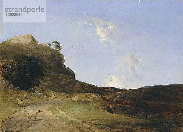 Moorlandschaft  1840. Künstler: Thomas Creswick.