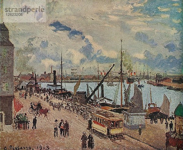 Außenhafen von Le Havre  1903. Künstler: Camille Pissarro.