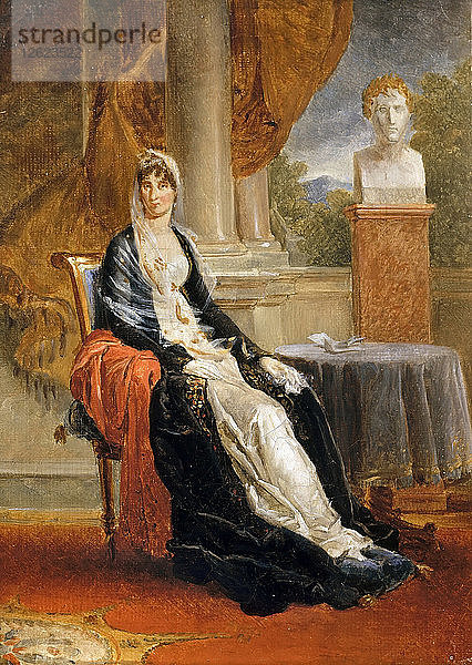Maria Letizia Buonaparte  geborene Ramolino (1750-1836). Künstler: Gérard  François Pascal Simon (1770-1837)